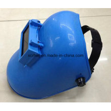 Casco de soldadura azul y blanco de bajo precio, máscara de protección de soldadura, herramientas de protección / cualquier casco de soldadura disponible en color